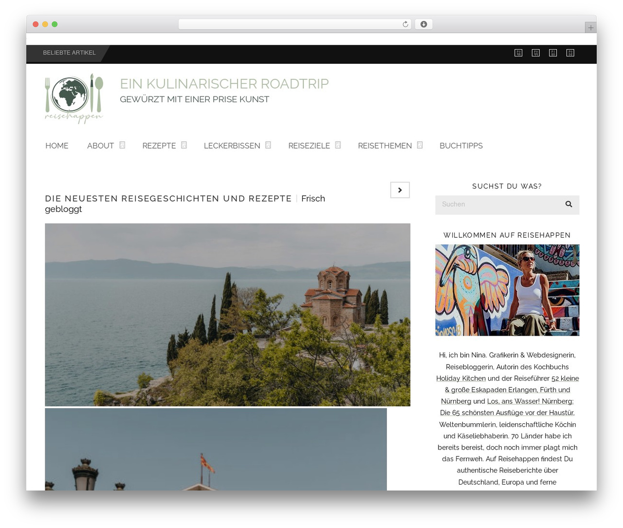 Edition WordPress theme - reisehappen.de