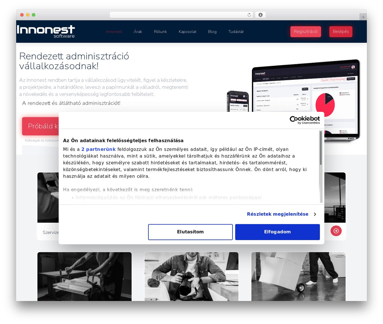 Hello Elementor WordPress theme - innonest.hu