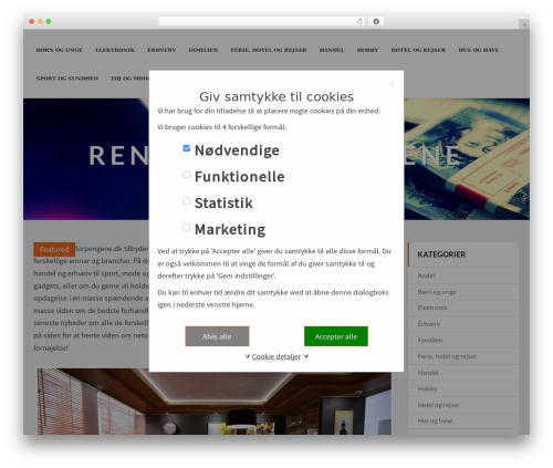Lighthouse theme WordPress free - reneordforpengene.dk
