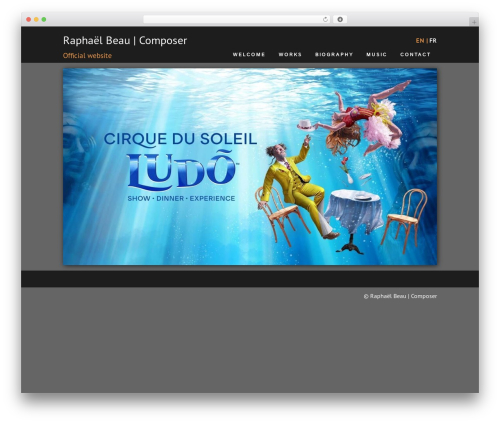 Raphaël Beau WordPress theme - raphaelbeau-compositeur.com