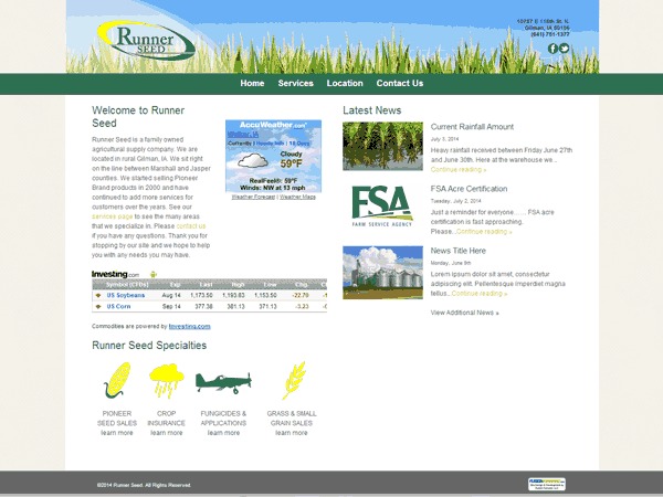 Runner Seed theme WordPress by Fusion Forward