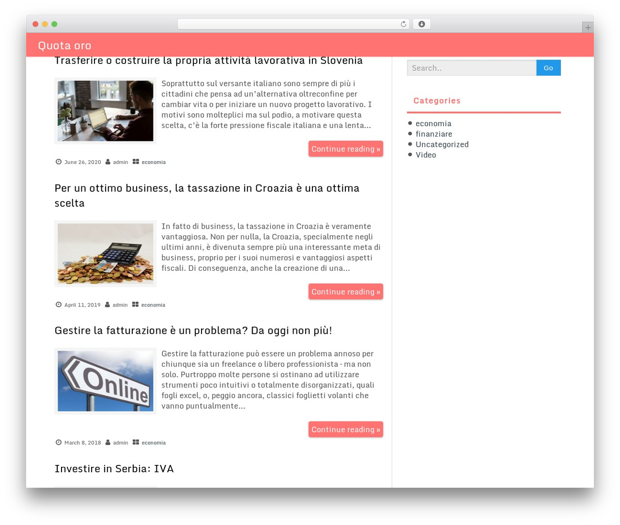 Theme WordPress ReFresh - quotaoro.com