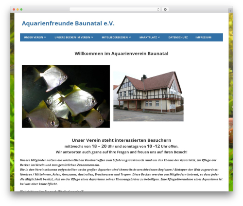 Theme WordPress Beetle - aquarienverein-baunatal.de