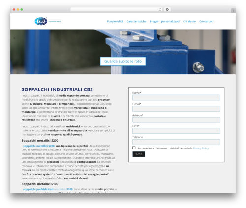 Theme WordPress Divi - soppalchindustriali.it
