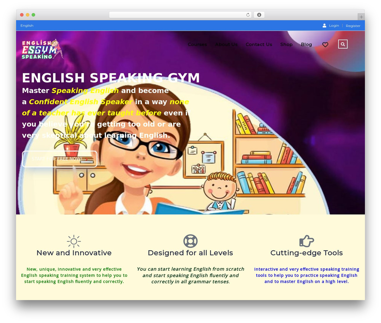 Theme WordPress MasterStudy - beautiful-english.org Theme WordPress MasterStudy - beautiful-english.org
