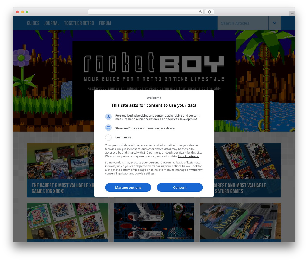 Theme WordPress Racketboy - racketboy.com