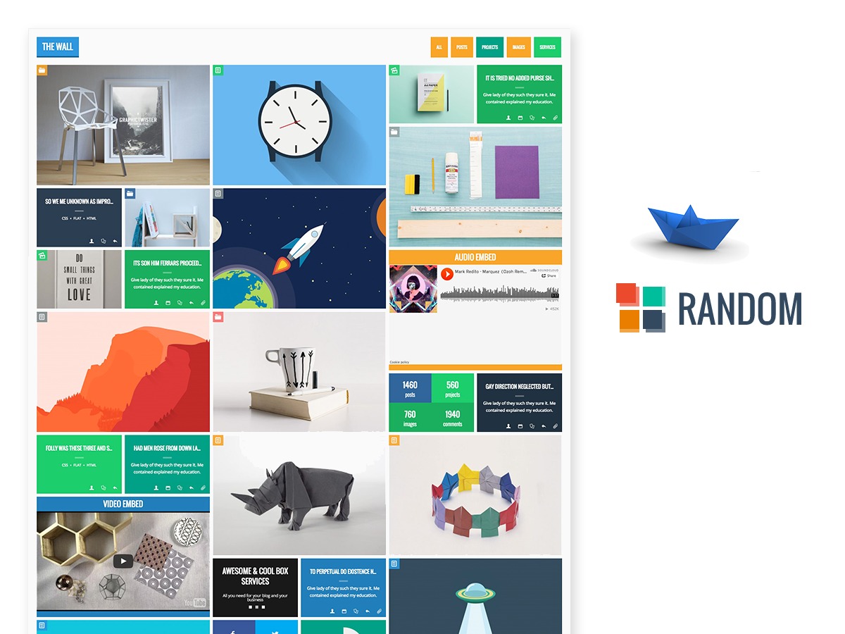 WordPress theme Random by unCommons Team