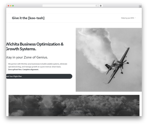 WordPress theme Sinatra - qutash.com