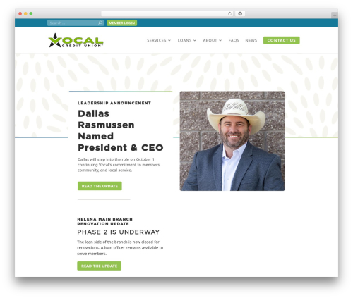 WordPress theme Divi - vocal.coop