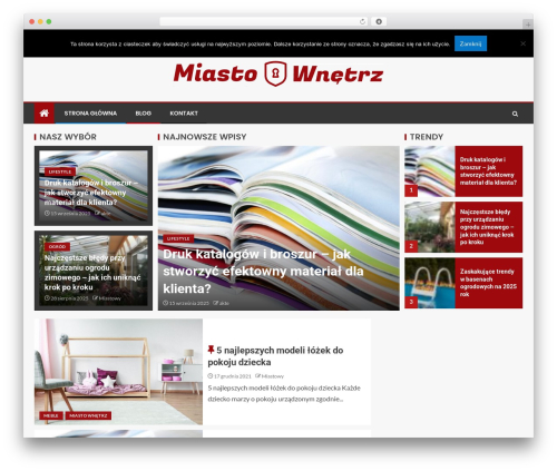 WordPress theme EnterMag - miastownetrzbrw.pl