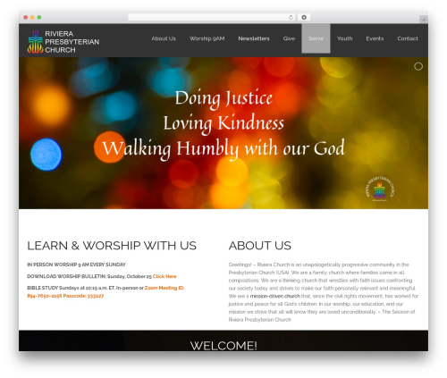 WordPress theme Lambda - rivierachurch.org