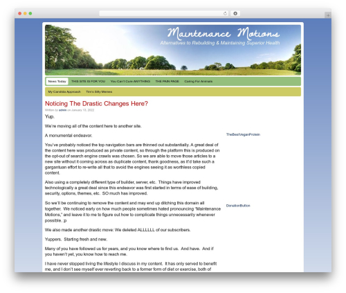 WordPress website theme Catalyst - maintenancemotions.com