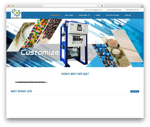 aioframework WordPress theme - thietbimaysb.com