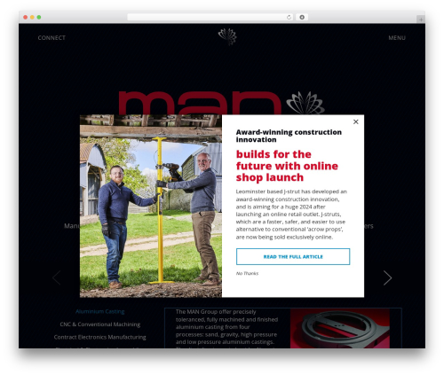 Base Theme best WordPress theme - man-group.co.uk