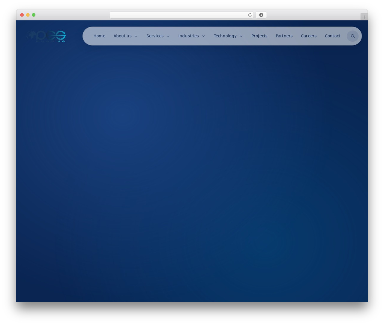 Execoore WordPress theme - pes-pharma.com