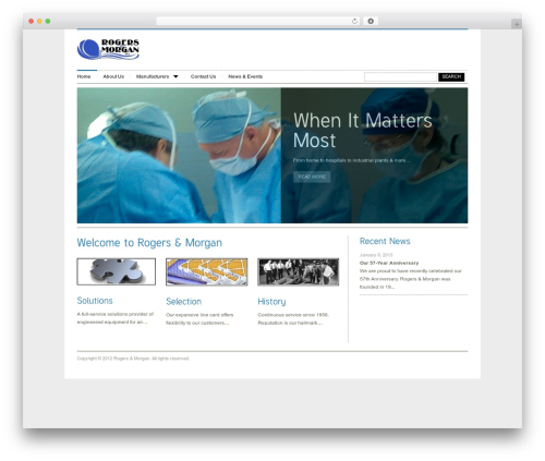 MiniBuzz WordPress theme - rogersandmorgan.com