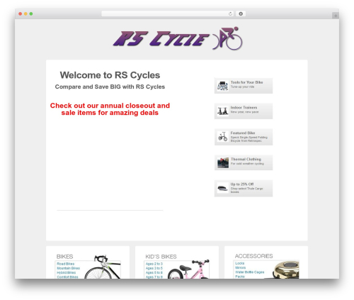 Responsive Pro business WordPress theme - rscycle.com