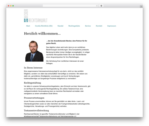 simpleX WP theme - ra-mbecker.de