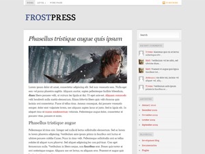 Theme WordPress RC by Frostpress