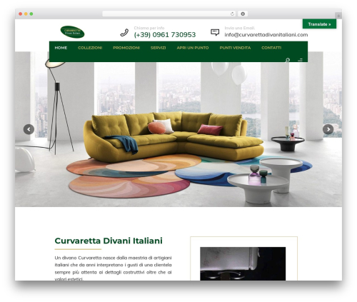 WordPress theme Koral - curvarettadivanitaliani.com