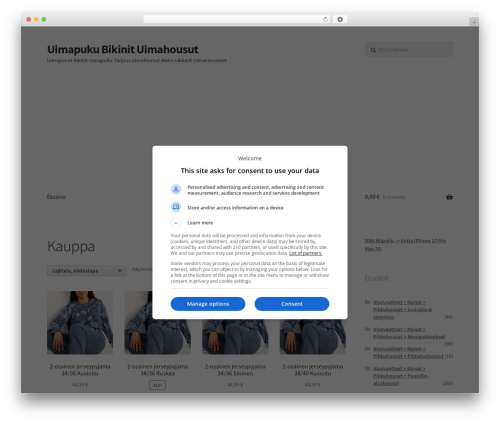 Storefront woocommerce customiser WordPress plugin - uimapuku.fi