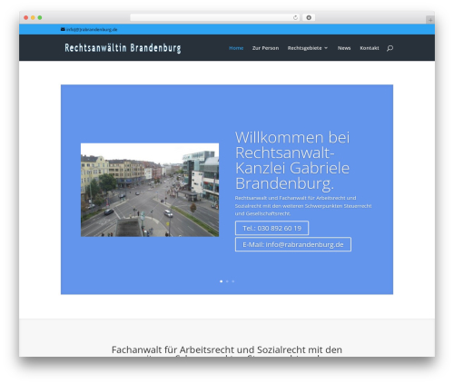 WordPress theme Divi - rabrandenburg.de