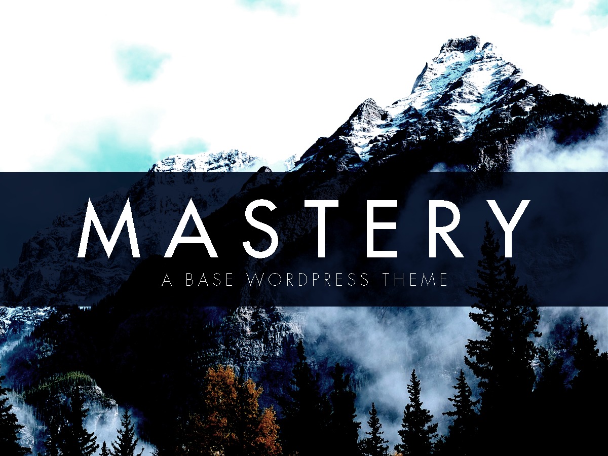 WordPress theme Mastery Theme by Mike Hoff
