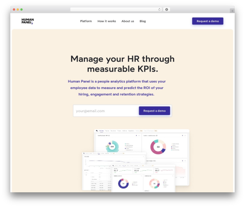 Humanpanel top WordPress theme - humanpanel.com