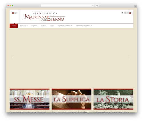 MagOne top WordPress theme - madonnadelleterno.it