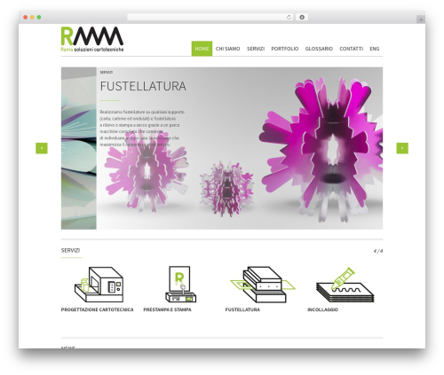 Minimum WordPress website theme - ramacartotecnica.it