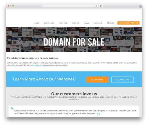 Icegram Express – Email Subscribers, Newsletters and Marketing Automation Plugin free WordPress plugin - repairshopwebsites.com/domain-for-sale/?domain=44magnumauto.com