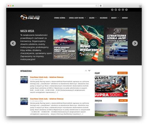 Savior WP theme - racing.pl