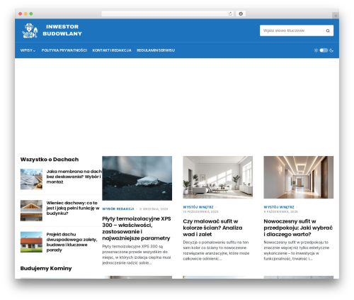 Verta WordPress theme - bud-invest.com.pl