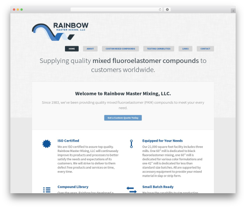Wiretree theme WordPress - rainbowmastermixing.com