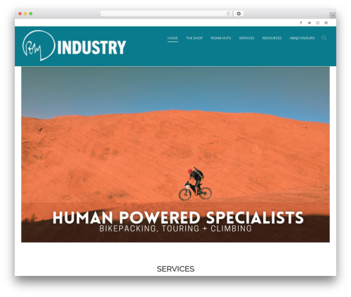 WordPress theme Artim Theme - roamutah.com