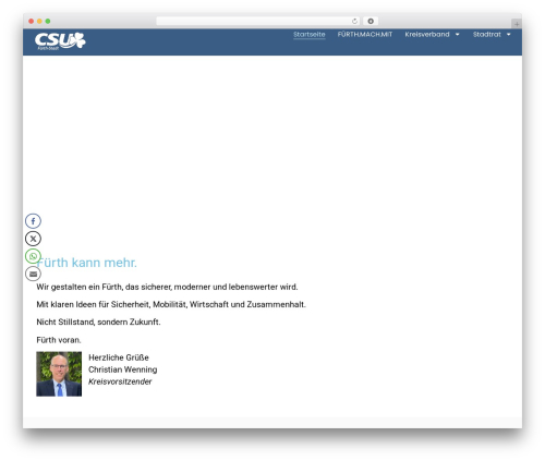Events block for the events calendar WordPress plugin - csu-fuerth.de