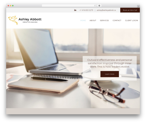 WordPress theme Launch It Theme - ashleyabbott.ca
