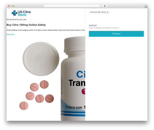 WordPress theme MediHealth - uscitrastore.com