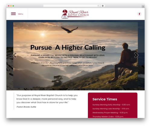 Popover WordPress plugin - royalriverbaptist.com