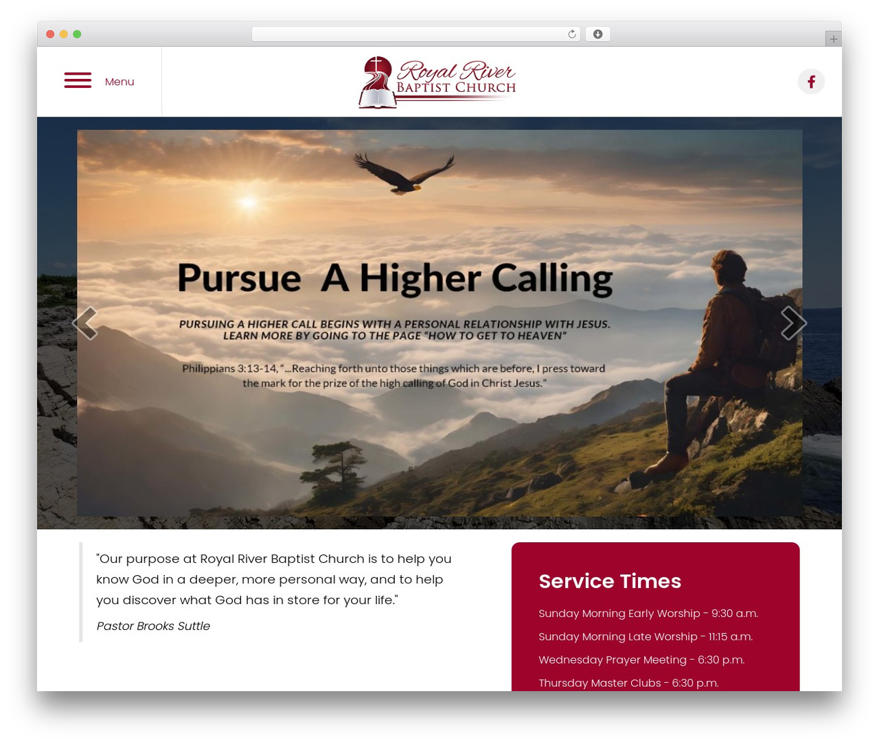 Beaver Builder Theme WordPress theme - royalriverbaptist.com