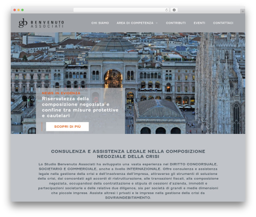 GeneratePress WordPress theme - benvenutoassociati.it