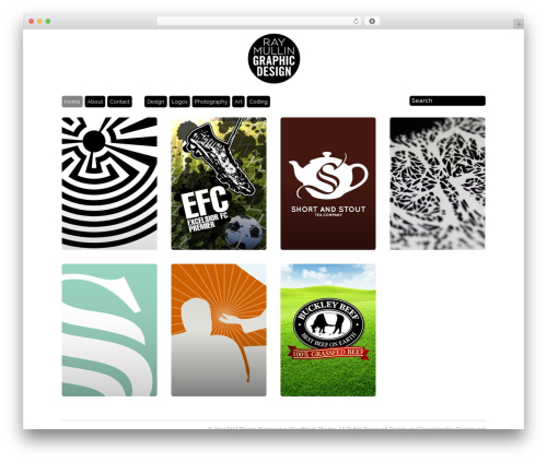 Grid Theme Responsive WordPress website theme - raymullindesign.com