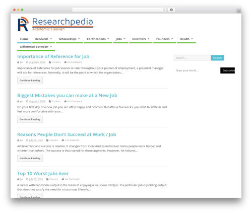 MesoColumn theme WordPress - researchpedia.info