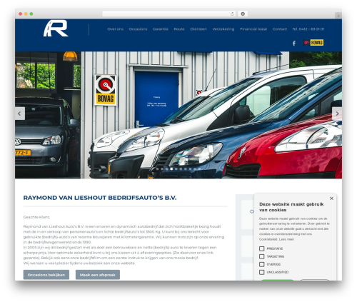 WordPress theme theme - raymondvanlieshoutautos.nl