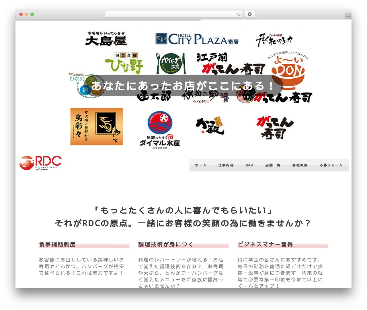 WordPress theme Trinity - rdc-recruit.com