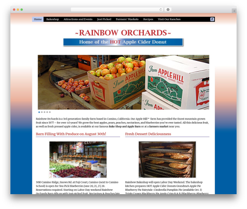 Catalyst theme WordPress - rainboworchards.net
