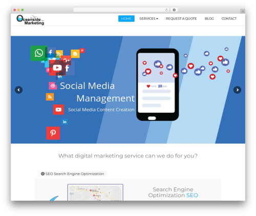 edsBootstrap Pro WordPress theme - myoceansidemarketing.com