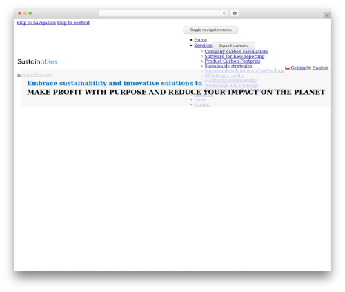 Nur WordPress theme - sustainables.eco