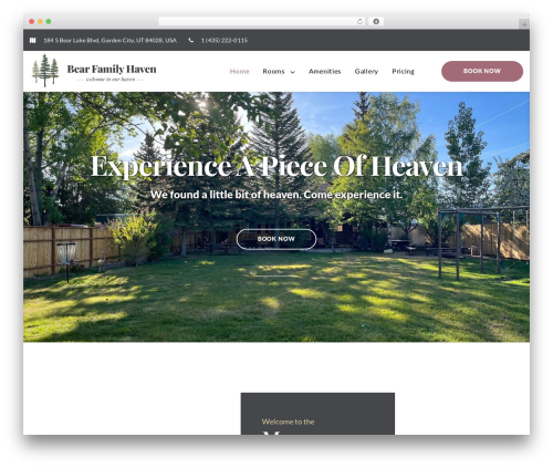 RoyBedAndBreakfast WordPress theme design - bearfamilyhaven.com