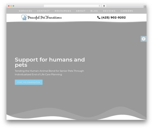 Theme WordPress Parent Theme - peacefulpettransitions.com